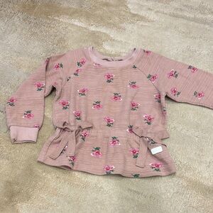 7 For All Mankind: Floral Pink Kids Top